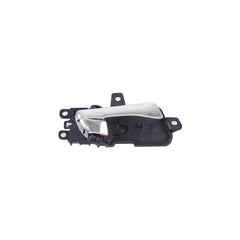 HUYILUN0104 chrome interior door handle packaging shot with mounting hardware.