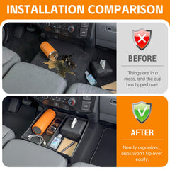 HUYINPJ center-console organizer for Ford F-150 and F-Series boosts interior space efficiency