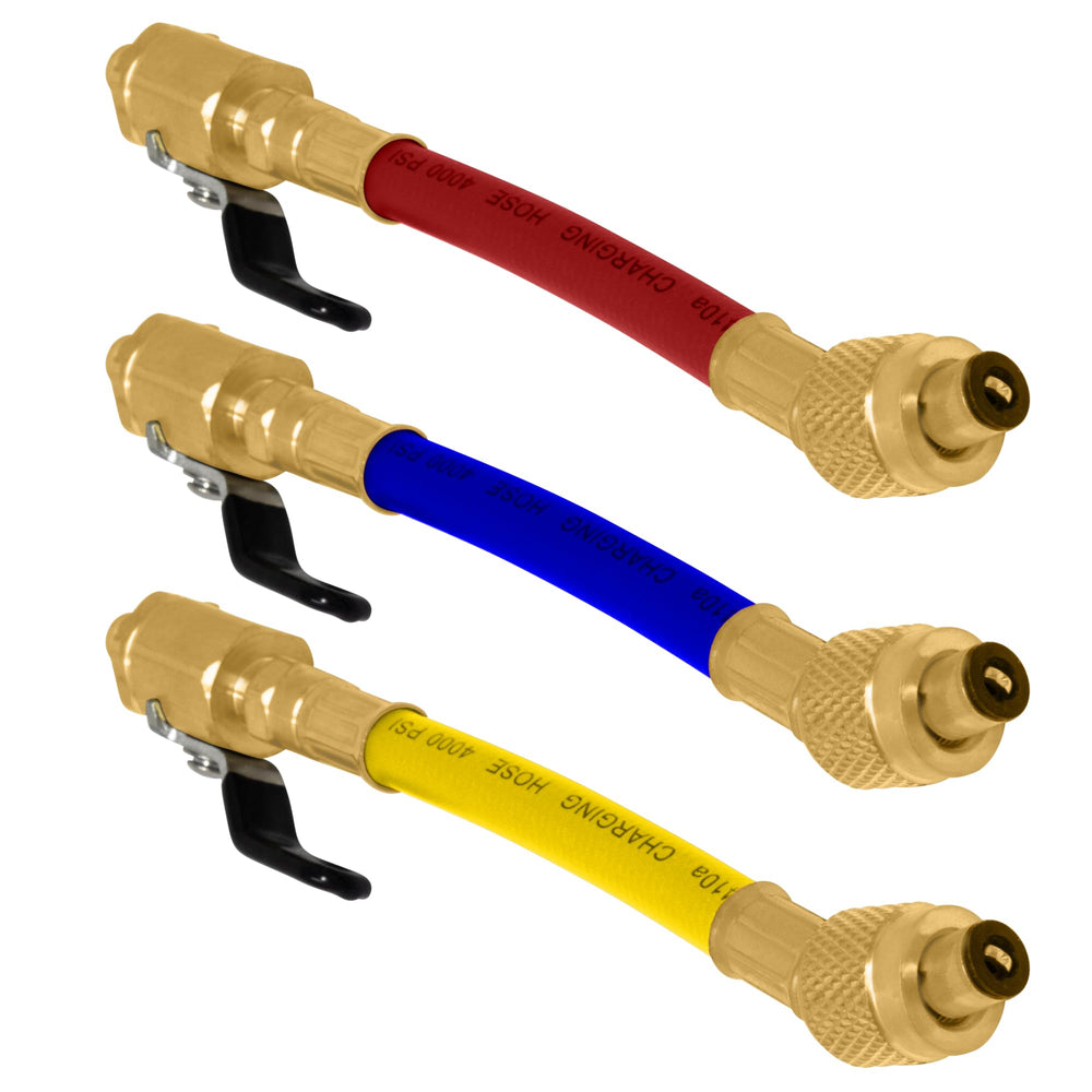 HVAC Guys 1/4in fittings and service ports compatibility for versatile use.