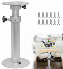 HWHongRV adjustable-height pedestal boosts boat-table comfort and stability.