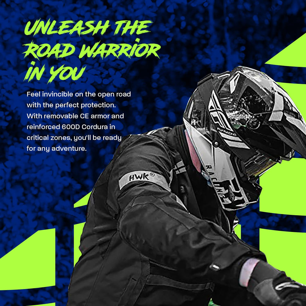HWK Scorpion jacket with removable thermal liner for year-round comfort.