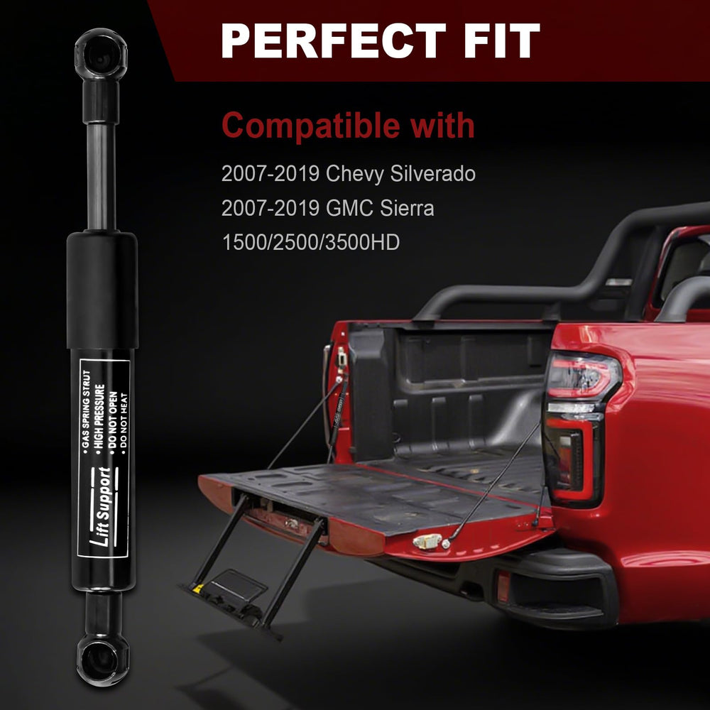HXSKJMX heavy-duty tailgate damper provides sturdy support for heavy tailgates