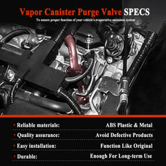 HY-SPEED evap canister installation step with quick-connect