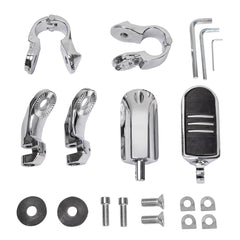 HY-SPEED highway pegs mounted on motorcycle for comfortable riding