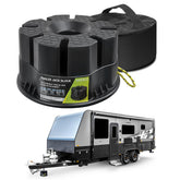 Hyfico trailer jack block with stable stacking for reliable RV leveling