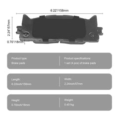 HYFTJYZ brakes-on-wheel image highlights quieter, cleaner braking.