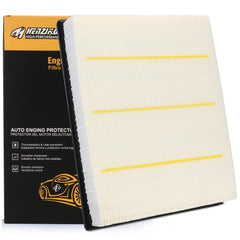 HYFTJYZ engine air filter closeup boosting clean airflow in Silverado 5.3L