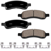 HYFTJYZ front brake pads compatibility chart for Buick Rainier and GM models
