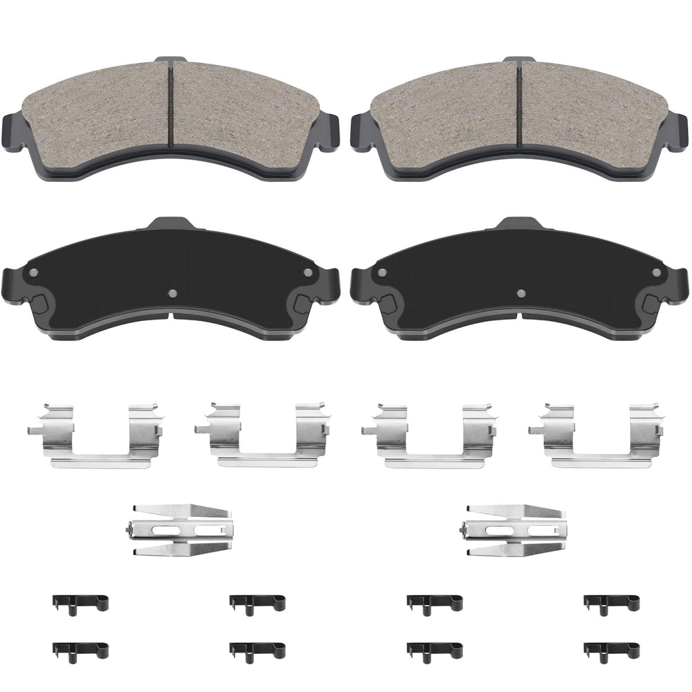 HYFTJYZ front brake pads for Trailblazer Envoy, ready for installation and better stopping power.