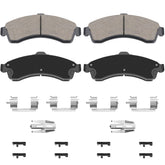 HYFTJYZ front brake pads for Trailblazer Envoy, ready for installation and better stopping power.