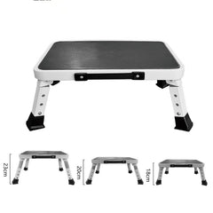 HYMIC Portable side handle simplifies carrying the stool