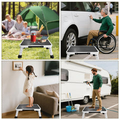 HYMIC Rubber feet increase ground contact for steadiness on surfaces