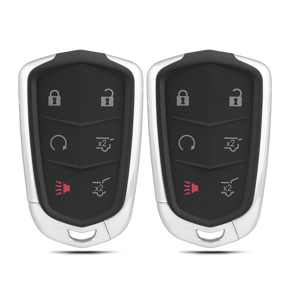 HYMOLKYE Cadillac Escalade key shell 6-button blank for a fresh OEM-style replacement