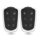 HYMOLKYE Cadillac Escalade key shell 6-button blank for a fresh OEM-style replacement