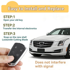 HYMOLKYE Cadillac key fob shell XT5 2017-2023 reliable cover.
