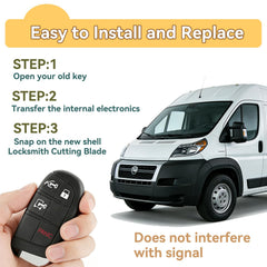 HYMOLKYE Promaster fob shell installation steps guide