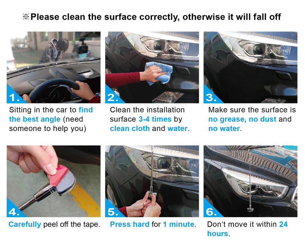 Hypersonic bumper guard installation on bumper.