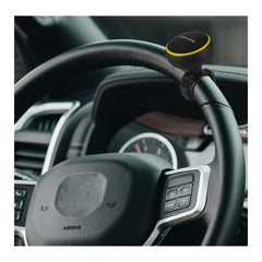 Hypersonic knob with metal bearings enables smooth, effortless steering.