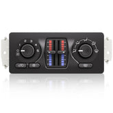 HYR 599-210XD front view of climate control module for broad GM compatibility.