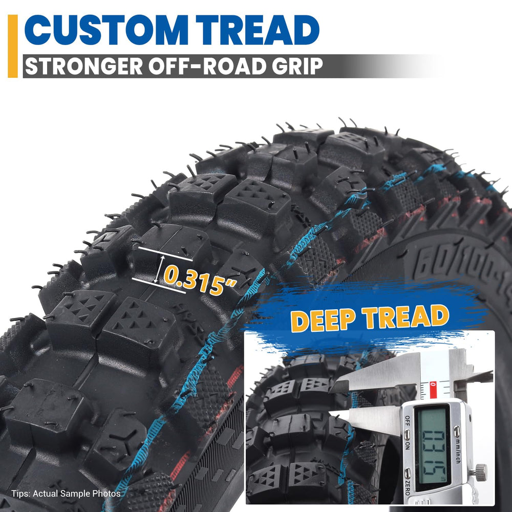 Hyssk 6PR DOT-certified inner tube provides reliable inflation under rugged terrain.