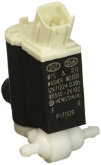 Hyundai 98510-2V100 windshield washer motor and pump front view for dependable spray.