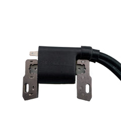 HZ ignition coil for Briggs Stratton, engine-installed view on mower.