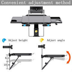 HZGAMER easy-adjustment knobs simplify height, tilt, and storage.