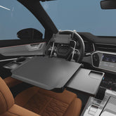 HZGAMER steering tray main surface used as a meal and work area in car.