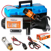 hzhdven rv macerator pump 12v for on-the-go waste management.