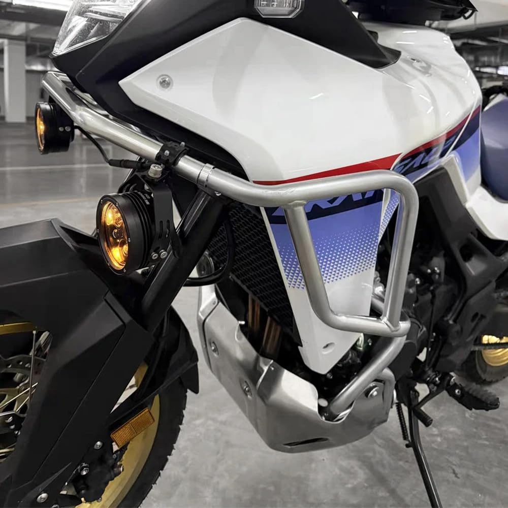 HZLXNXQ XL750 Transalp guard installation guide demonstrates easy mounting.