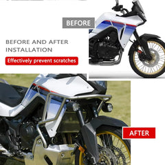 HZLXNXQ XL750 Transalp visual-fit check shows seamless integration.