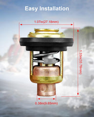 HZSIFU Yamaha thermostat compatibility list graphic shows broad engine support.