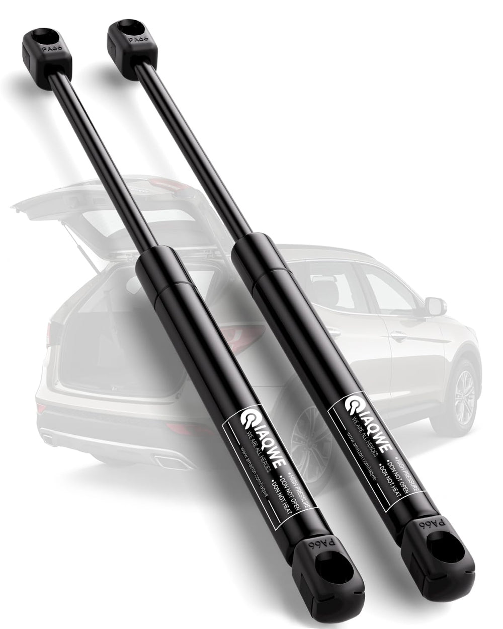 IAQWE PM3826 rear hatch struts provide smooth, reliable lift for Hyundai Santa Fe Sport.