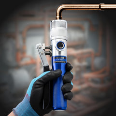 IBOSAD portable swaging kit shown with easy-to-carry case for field service.