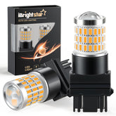 iBrightstar 3157 amber bulb with SMD chips for high-visibility signals