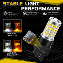iBrightstar aluminum housing improves heat distribution and life.