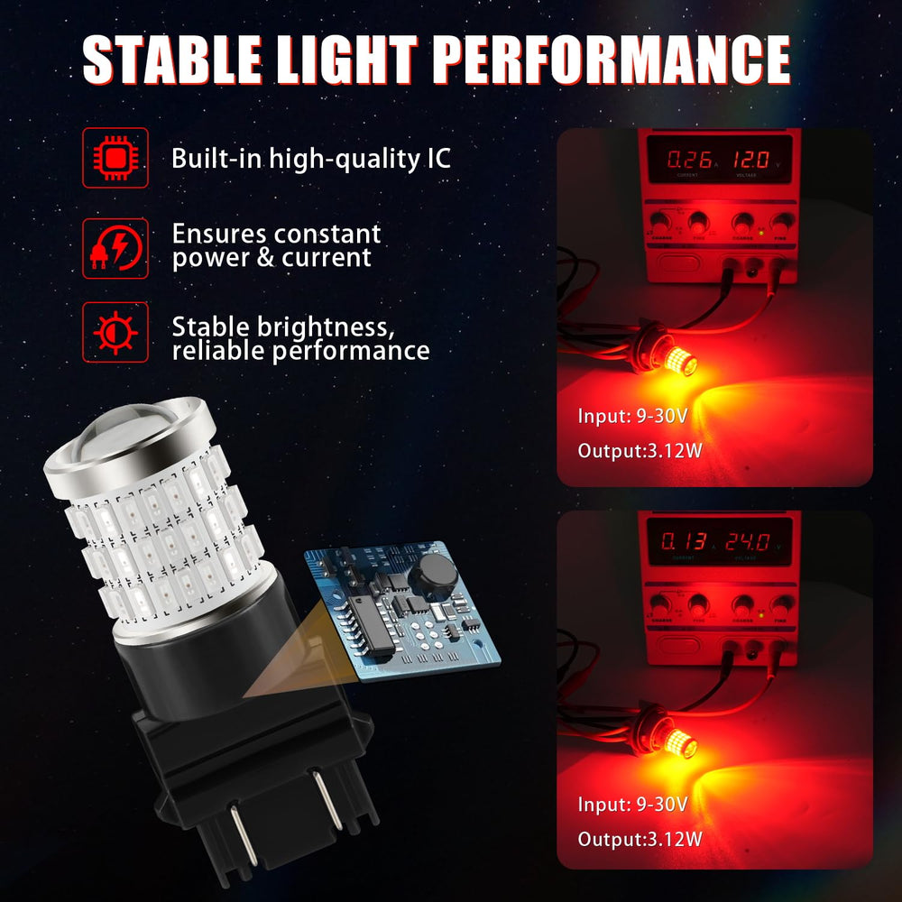 iBrightstar brake and tail light installation image with quick fitment.