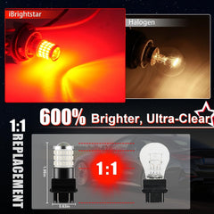 iBrightstar 3157 LED bulb side view for easy plug-and-play installation.