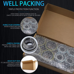 iBroPrat 171255TB grease seal boosts leak resistance and life