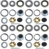 iBroPrat bearings kit overview showing a complete 4-set solution for trailer maintenance