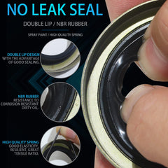 iBroPrat dust caps and grease seals guarding against leaks