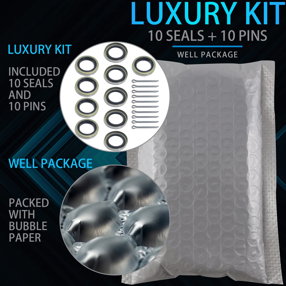 Bubble-pack packaging to prevent transit damage and preserve seal quality
