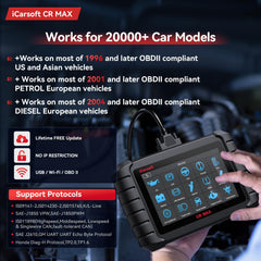 iCarsoft CR Max VIN verification for used cars