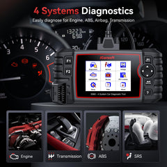 iCarsoft E660 live data graph view displaying real-time vehicle information
