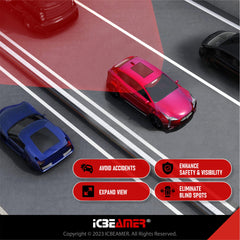 ICBEAMER universal-fit clip-on design fits most vehicles