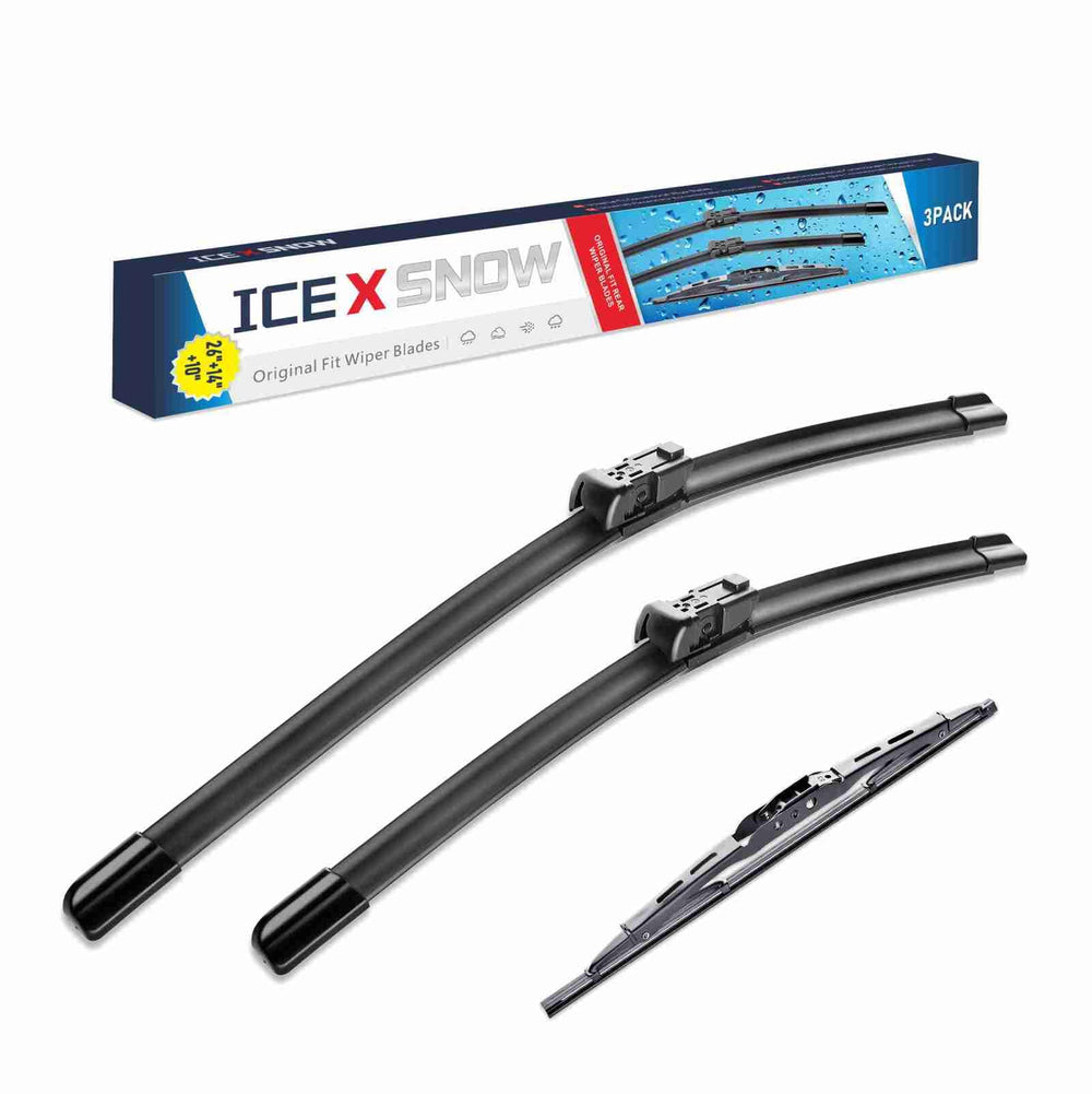 Icexsnow 3 wiper blades pack for Chevrolet Trax Buick Encore offers reliable replacement.