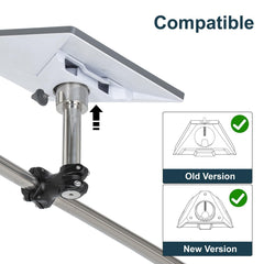 icilvnx Starlink Mini roof rack adapter ready for roof installation