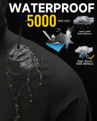 iCreek adjustable cuffs and drawcord seal in warmth and block wind.