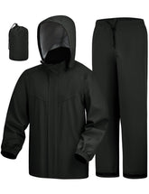 iCreek rain suit waterproof hooded jacket keeps you dry on outdoor adventures