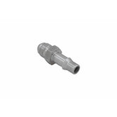 ICT Billet 6AN flare to 3-8 quick disconnect fitting close-up for secure, field-ready connections.